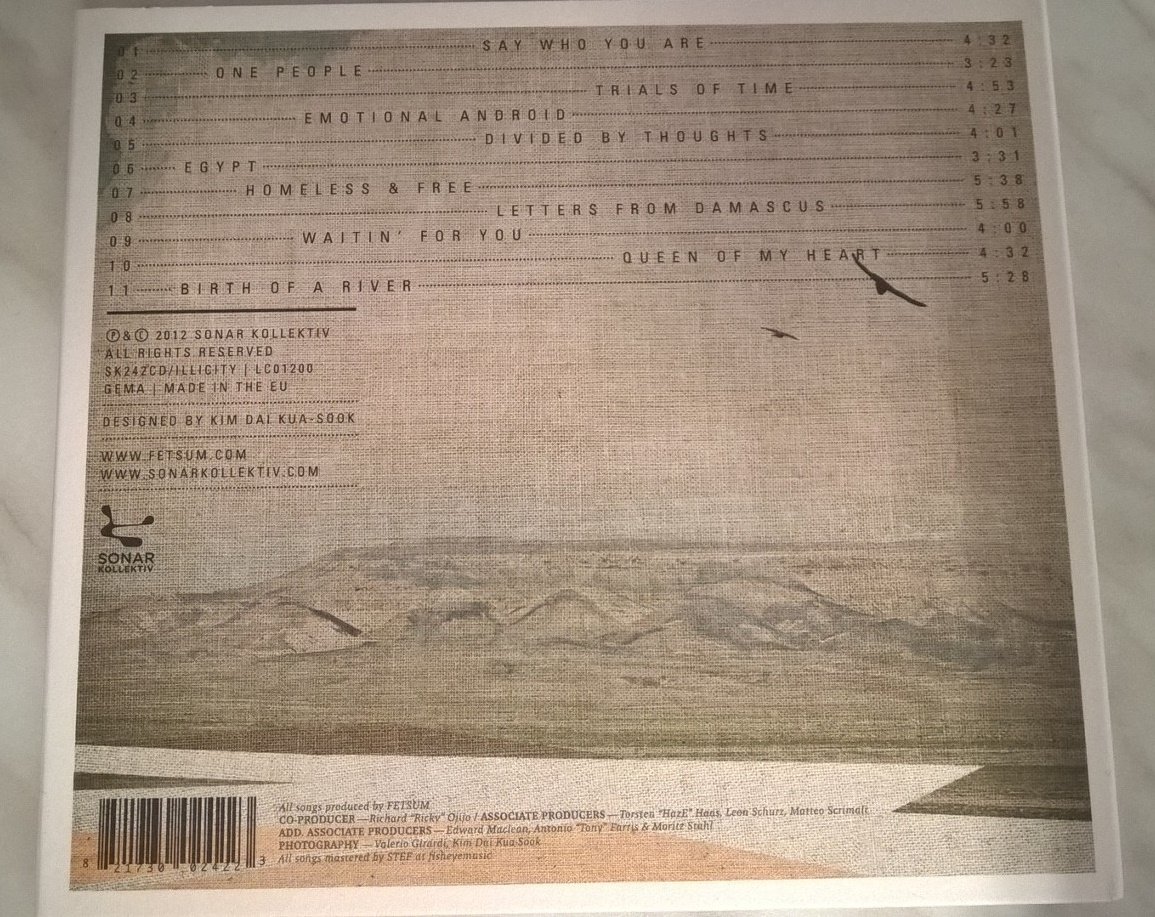 FETSUM : THE COLOURS OF HOPE : CD 2012 NEU : SONAR KOLLEKTIV : Massive Töne: TOP 