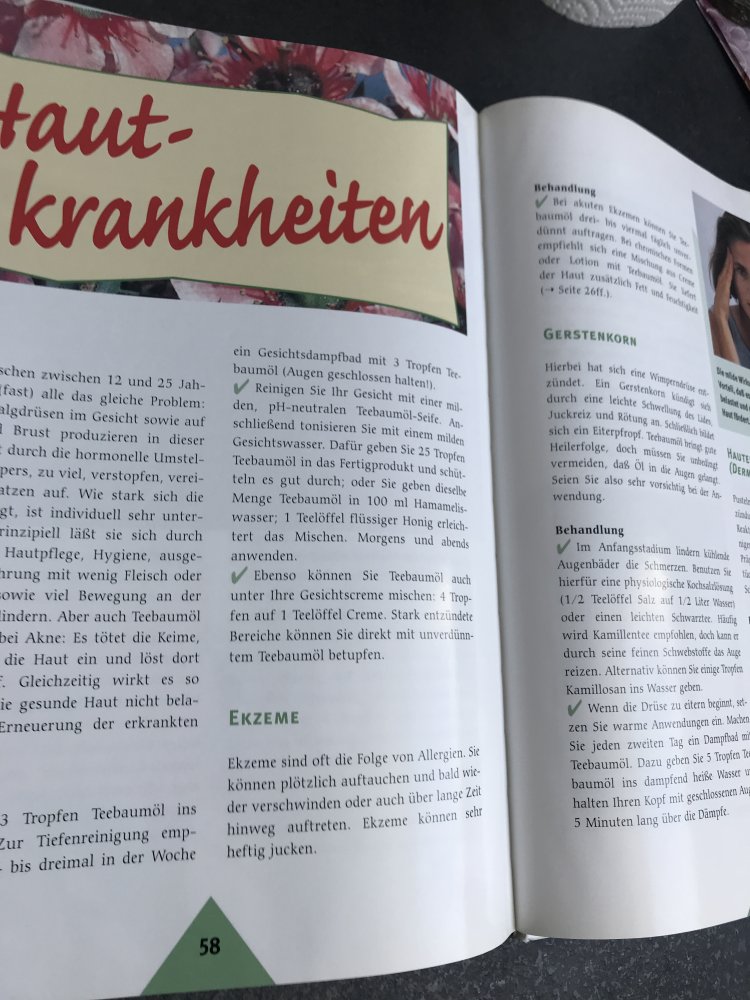 Kräuterkunde Teebaumöl natürliche Hausapotheke Einsatz Wirkungsweise  