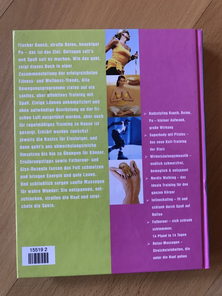 Fitness Bodywork Gymnastik Massage Relax Pilates BBP Rezepte 