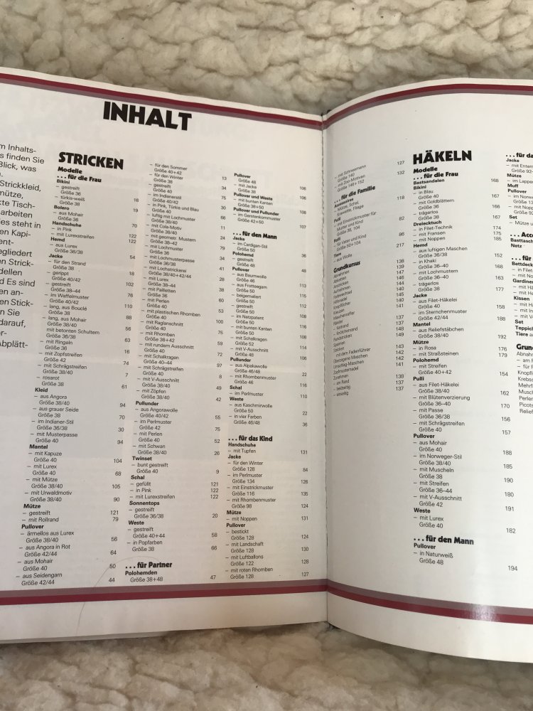 Strick Buch Nähen Häkeln Knüpfen Häkeln Weben Handarbeiten Anleitungen Muster Anleitungen Vintage