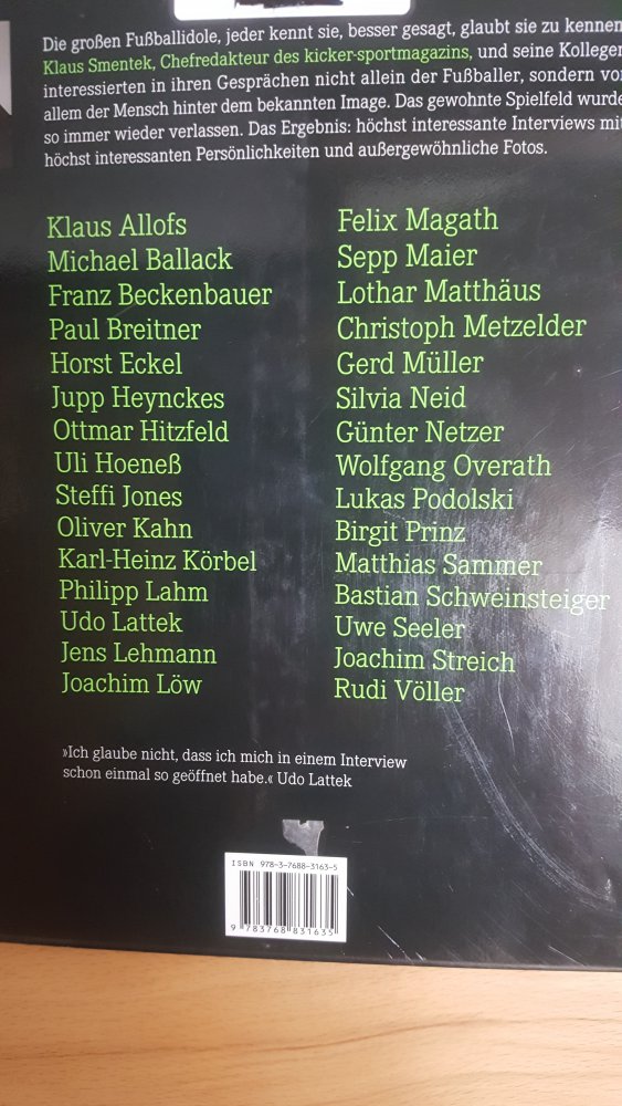 Fussball Idole Kicker Trainer Spieler Ballack Beckenbauer Völler