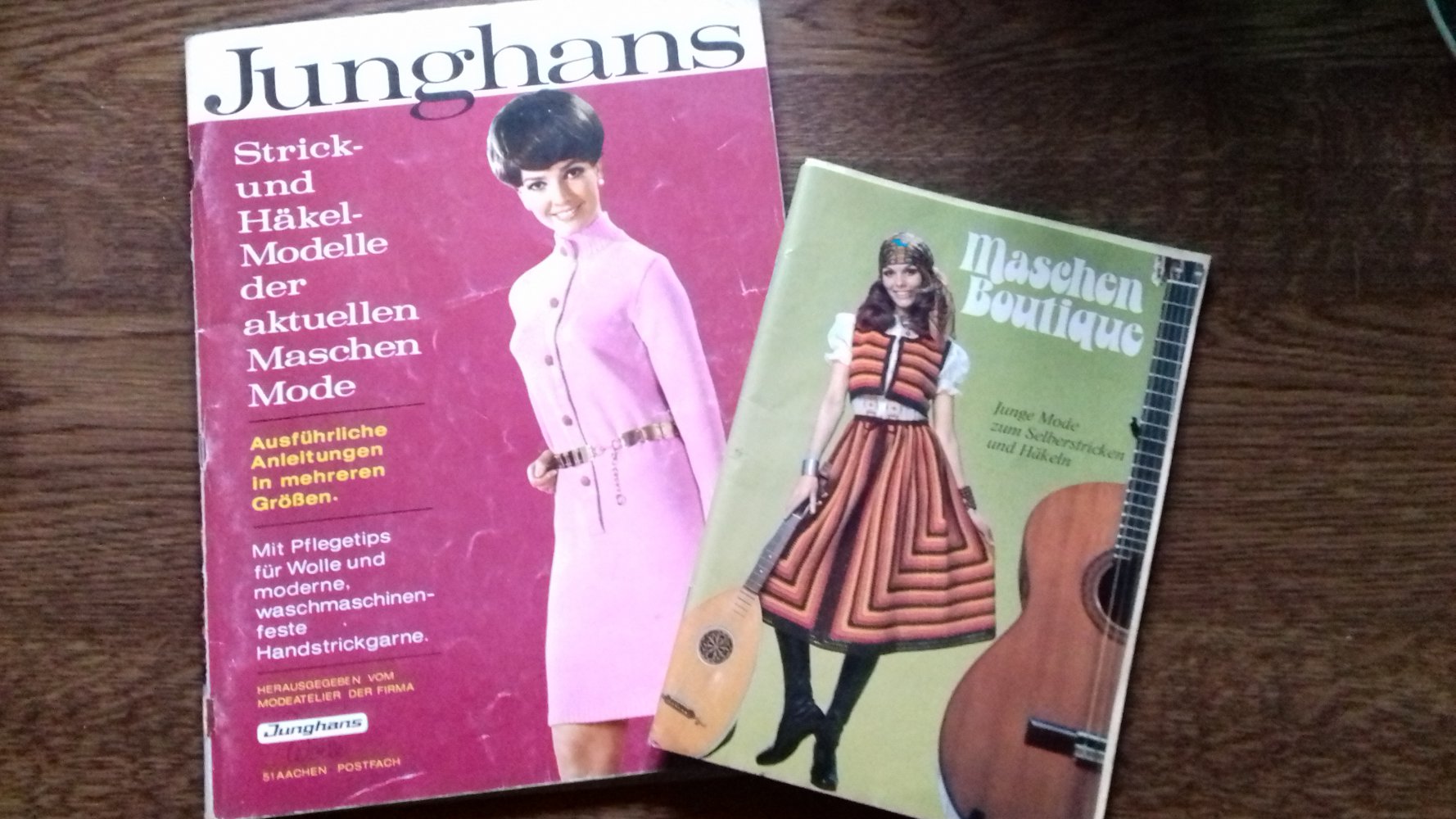 Maschenmode 70s Strickmuster Fotos Junghans Hefte Vintage Lover Sammlerstücke 