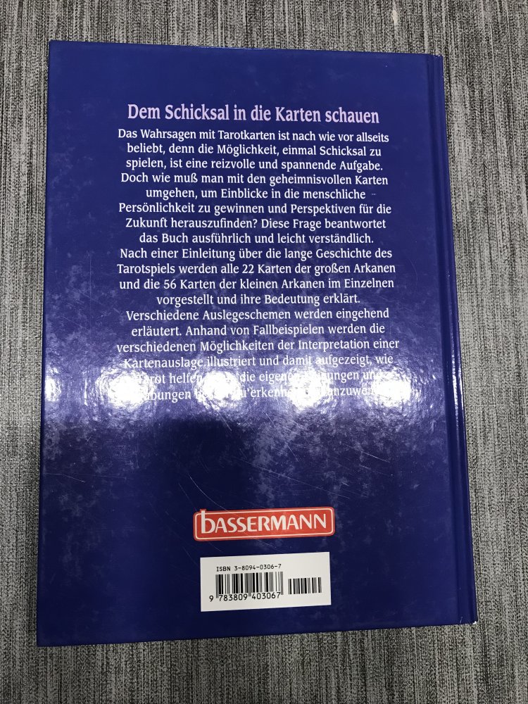 Tarot Karten Legen Wahrsagen Karten Spiele Mythen Zukunft Deuten 