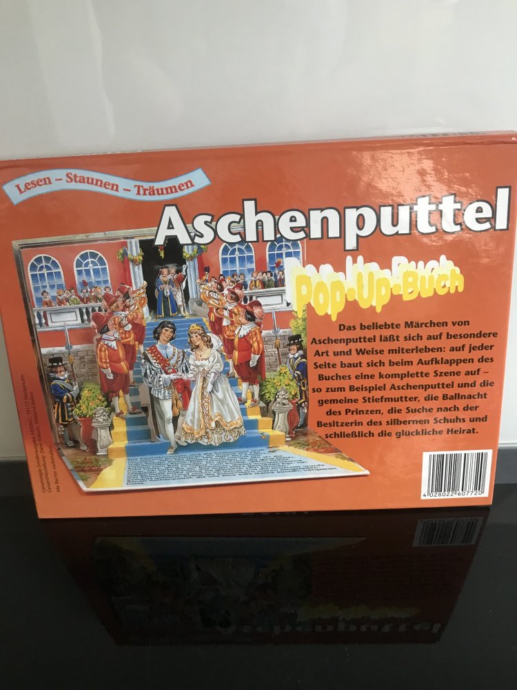Aschenputtel Popup Kinderbuch Klappbilder Märchen Klassiker 