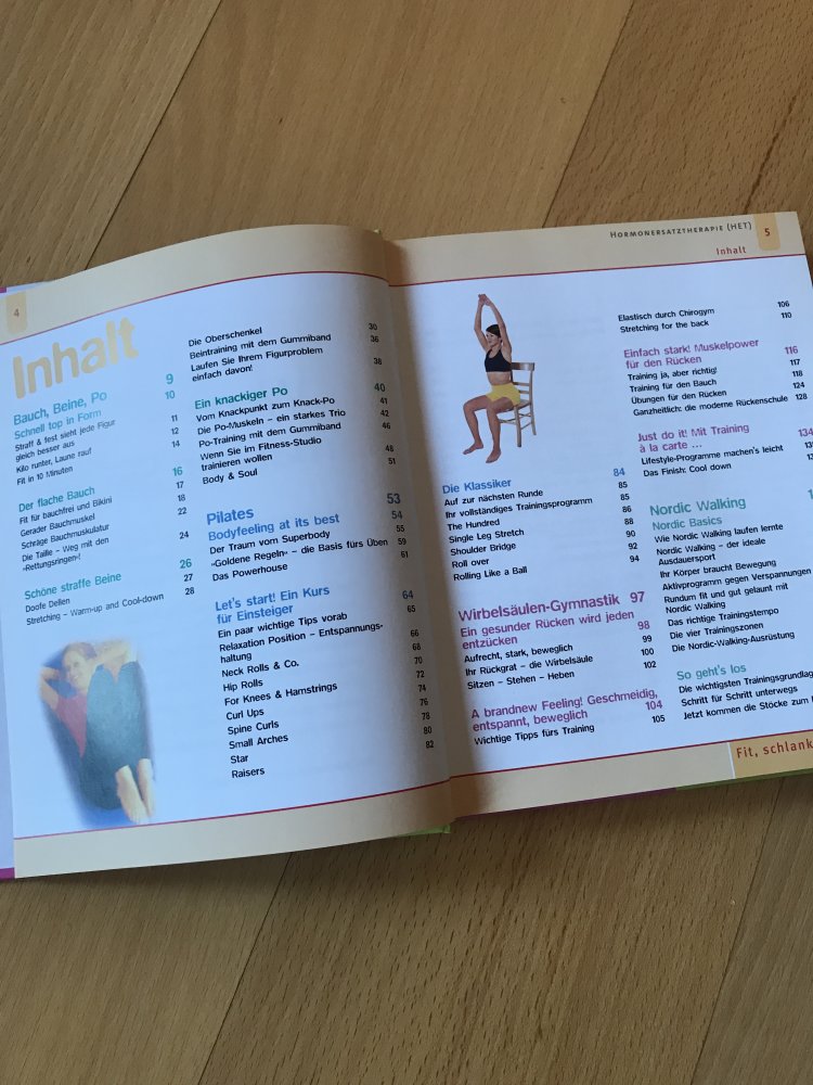 Fitness Bodywork Gymnastik Massage Relax Pilates BBP Rezepte 