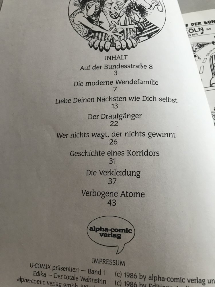 Comic Édica 1. Auflage U-Comix Der totale Wahnsinn Sammlerstück Softcover