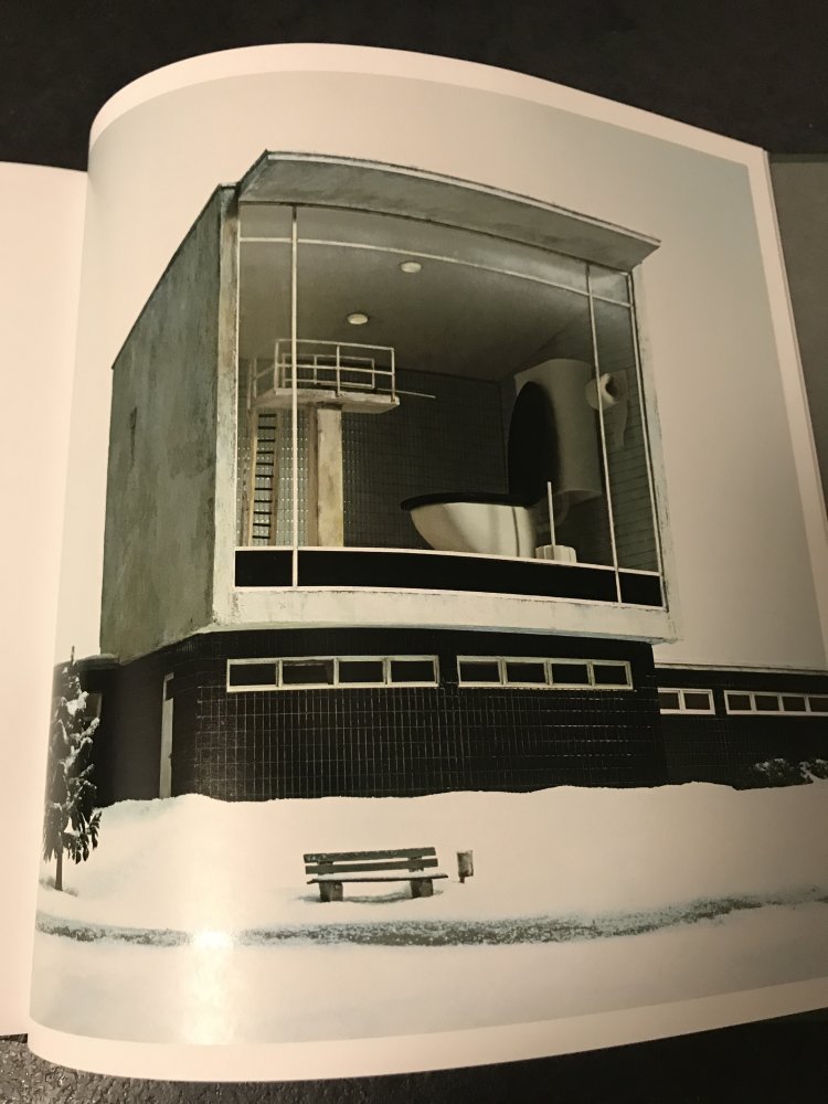 Topsy Turvy World Verkehrte Welt Crafic Design Phantasie Modellbau Architektur Sinnbild Täuschung Stilleben Umwelt Haus Bauwesen Sinnestäuschung Surrealität Kunst  