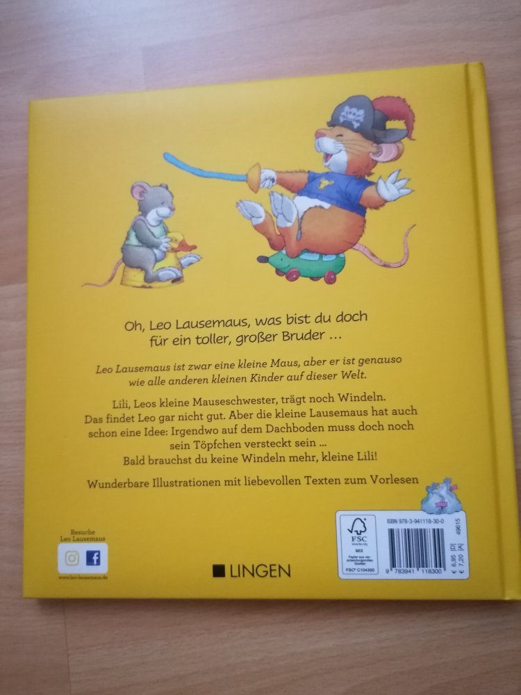 Leo Lausemaus Lili geht aufs Töpfchen