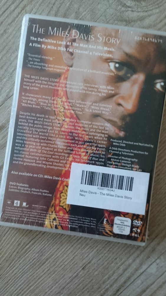 NEU ! Dvd Miles Davis - The Miles Davis Story , NP 29,95
