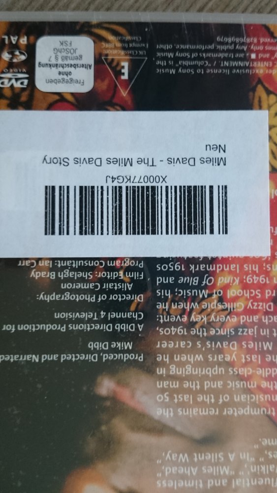 NEU ! Dvd Miles Davis - The Miles Davis Story , NP 29,95