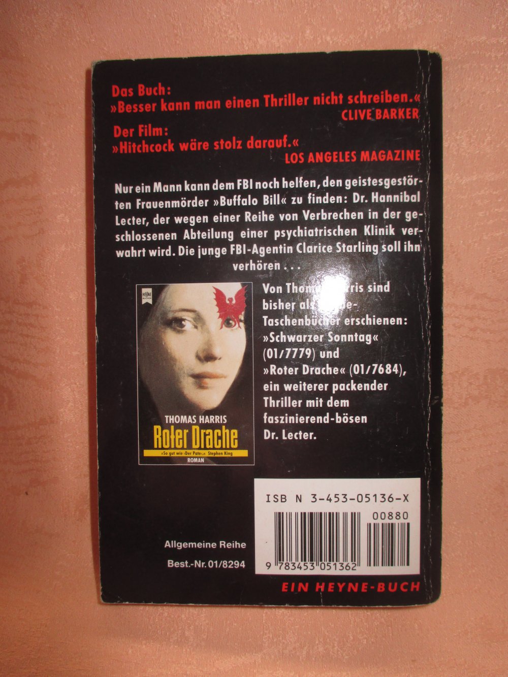 Das Schweigen der Lämmer - Thomas Harris - Buch zum Film