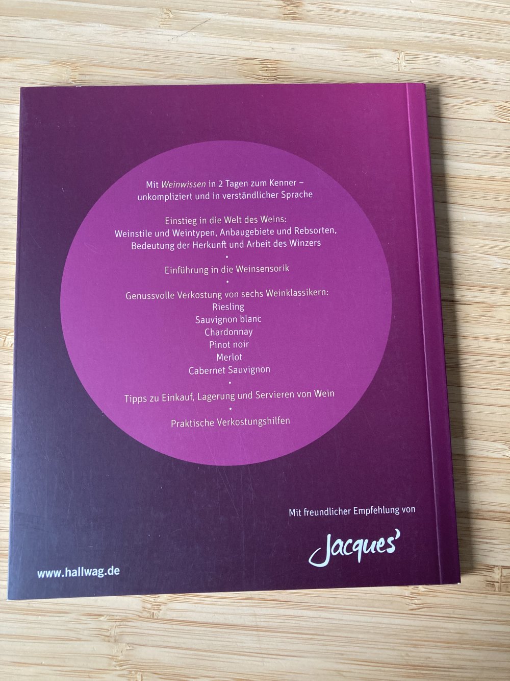 Wein Wissen – in 2 Tagen zum Kenner