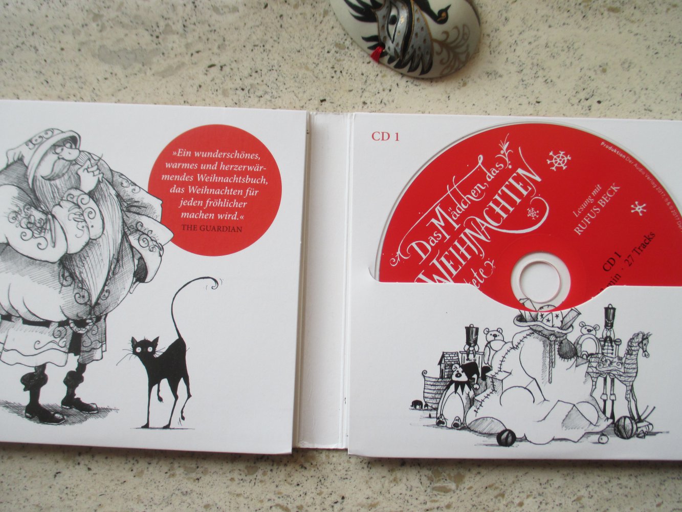 Rufus Beck liest; Das Mädchen, das Weihnachten rettete, 5 CD´s