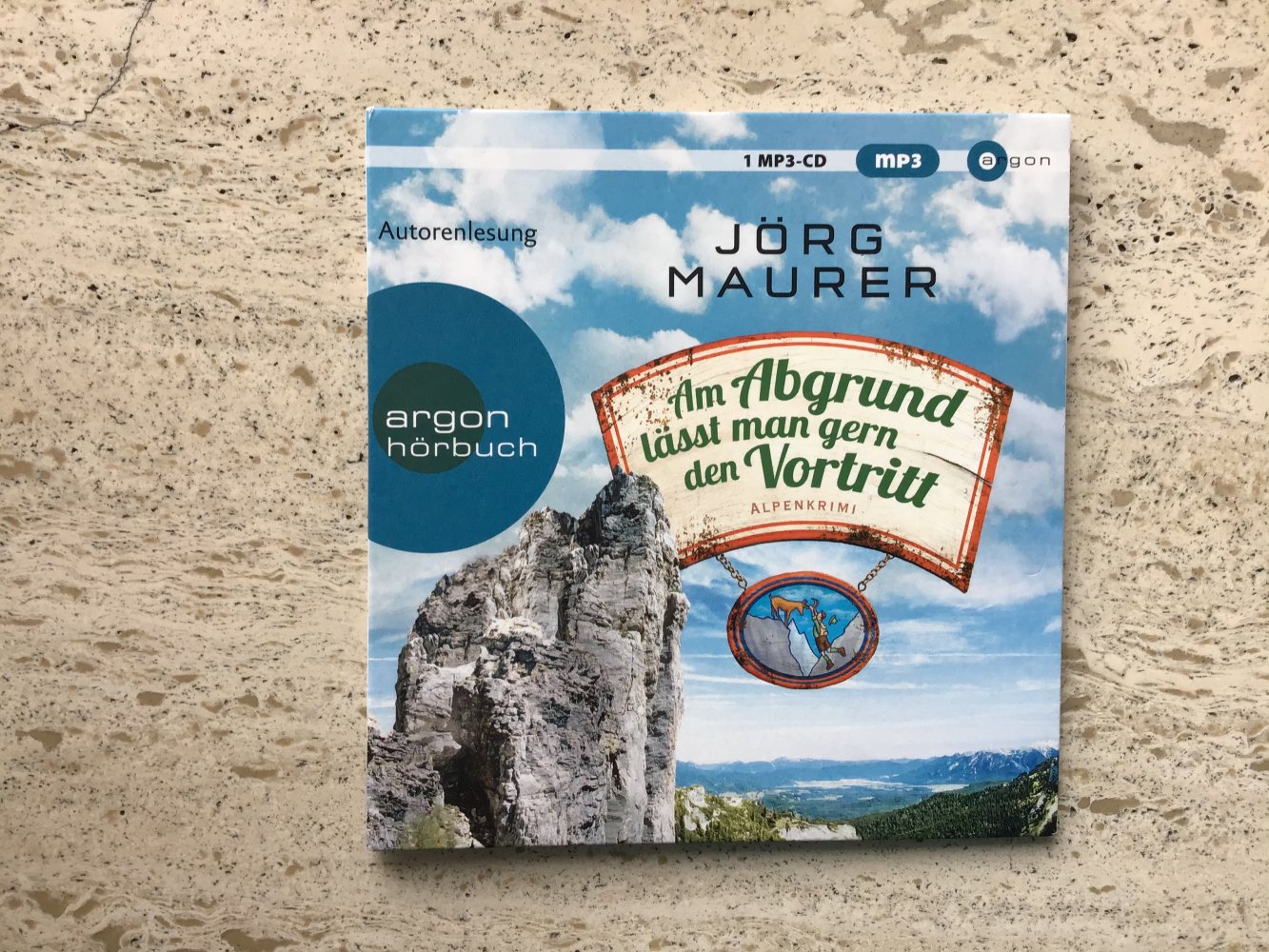 Jörg Maurer, Am Abgrund läßt man gern den Vortritt, Alpenkrimi, 1 mp3-CD, 8 h, 2 min