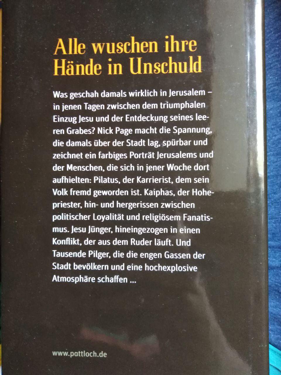 Die letzten Tage Jesu - Nick Page