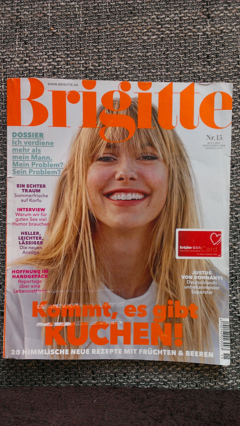 Brigitte Nr. 15, 8.7.2015