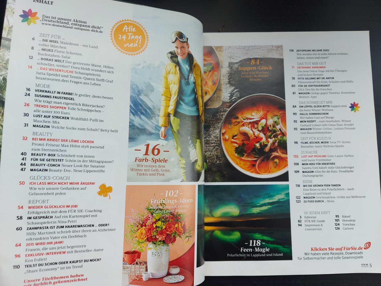 Zeitschrift FürSie Nr. 3 5. Januar 2015 