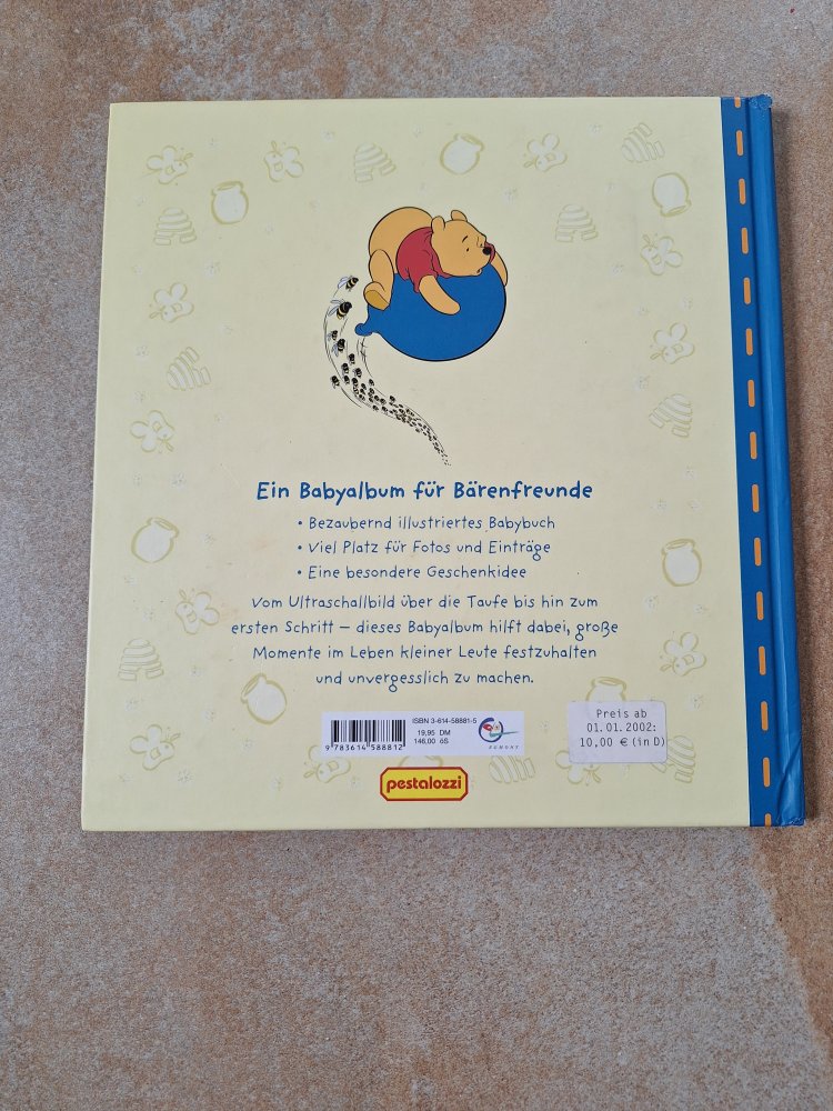 Mein Winnie Puuh Baby-Tagebuch / unbenutzt