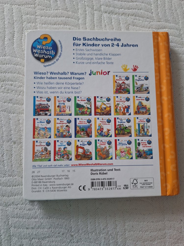Kinderbuch Das bin ich & Das bist du Wieso? Weshalb? Warum? junior 2-4