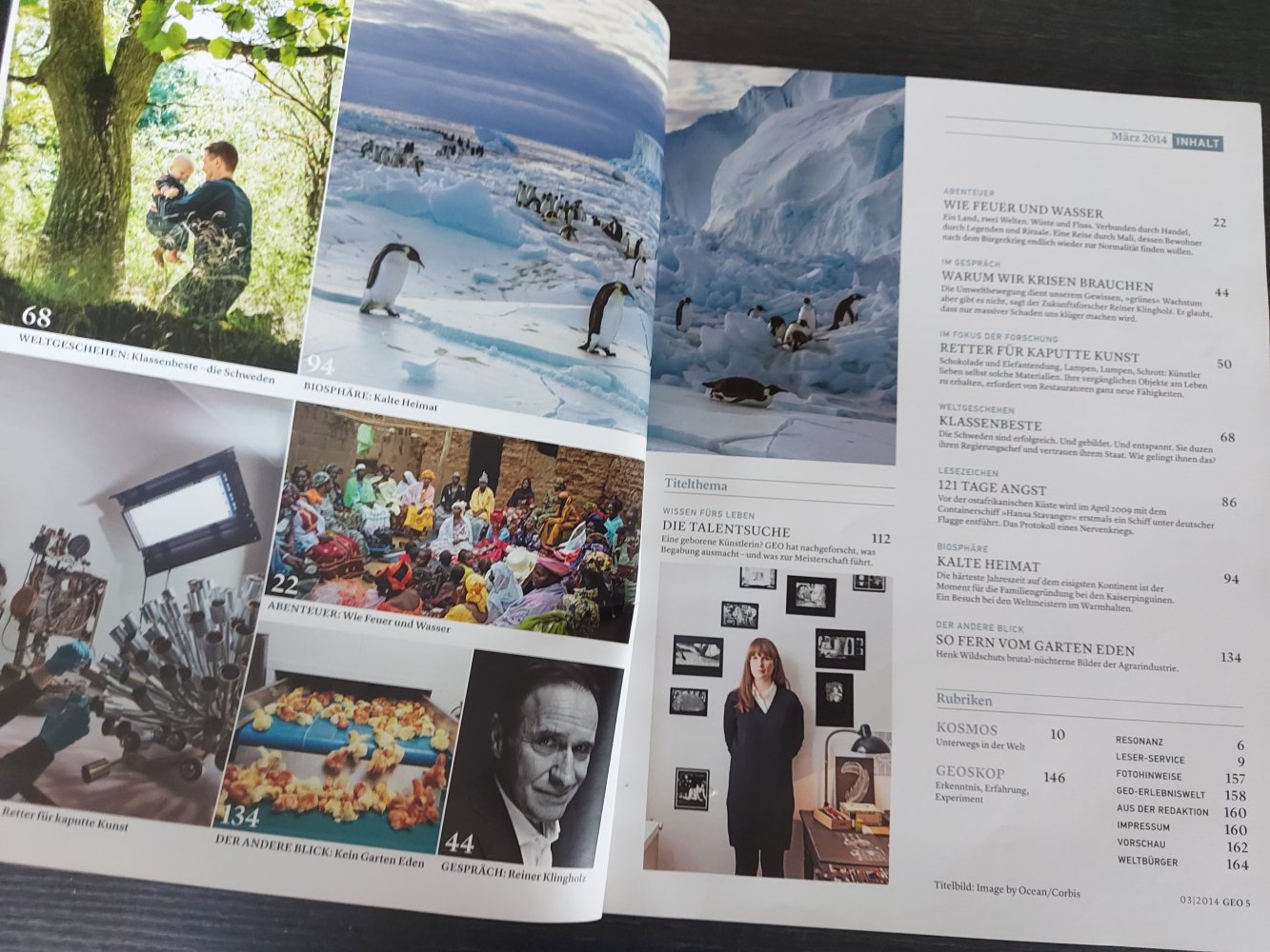 Zeitschrift Geo Nr. 3 Mär 2014 Intelligenz und Begabung, Mali