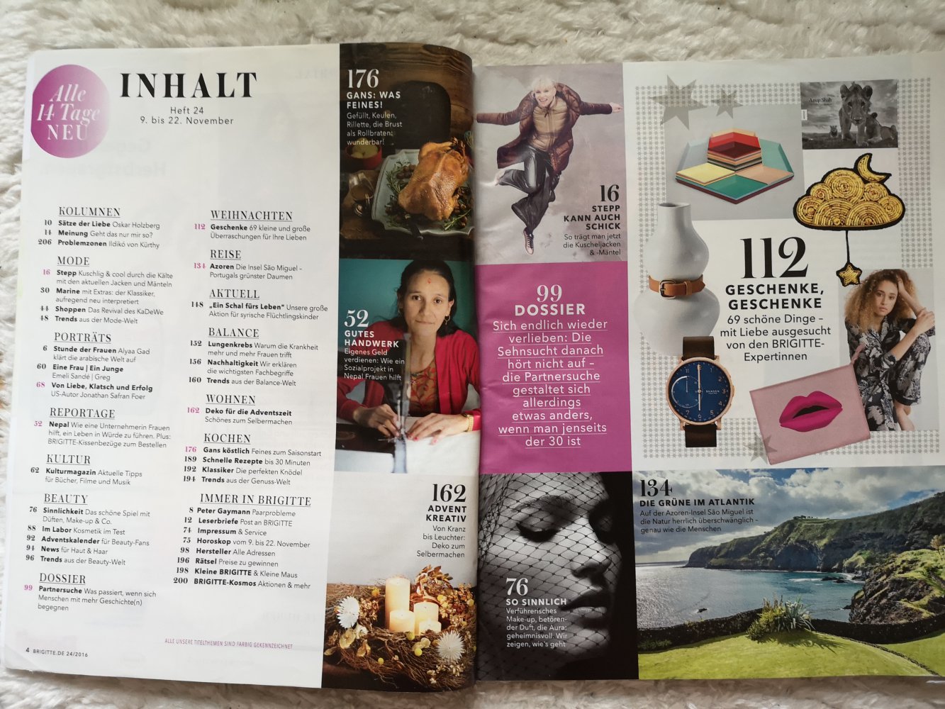 Brigitte Nr. 24, 9.11.2016