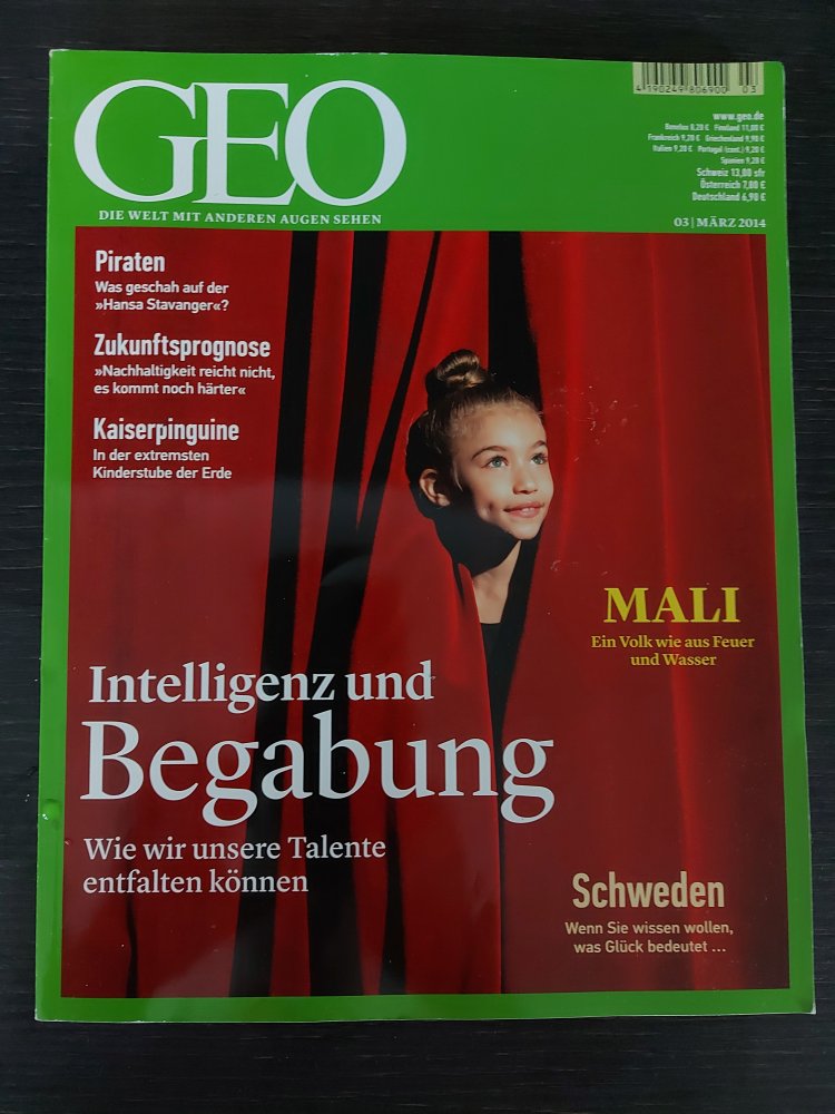 Zeitschrift Geo Nr. 3 Mär 2014 Intelligenz und Begabung, Mali