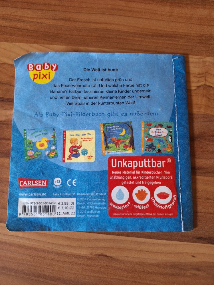 unkaputtbar Baby pixi Meine bunte Welt