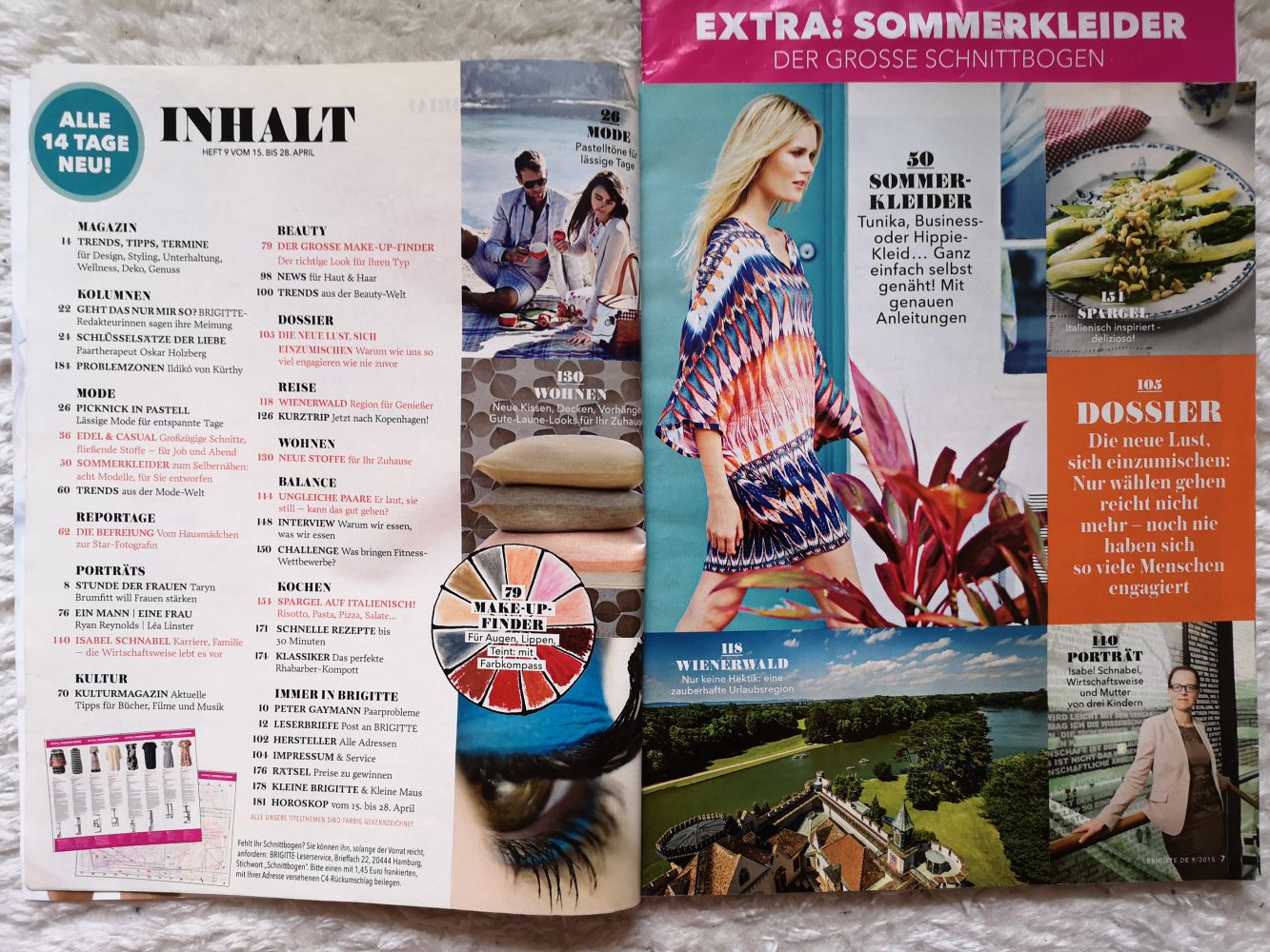 Brigitte Nr. 9 vom 15.4.2015