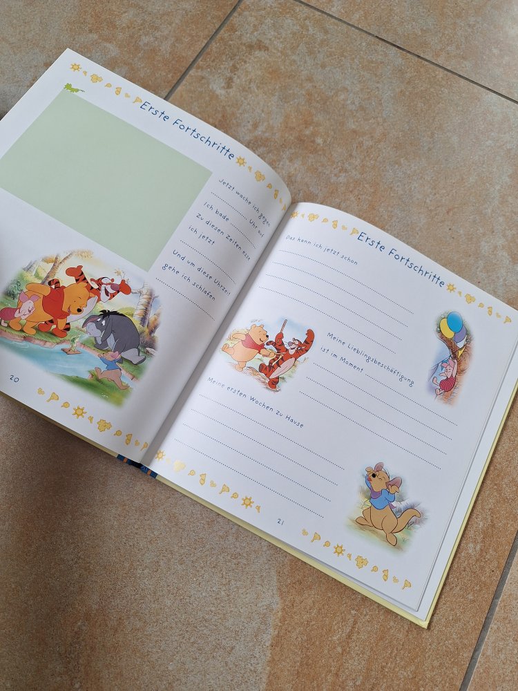 Mein Winnie Puuh Baby-Tagebuch / unbenutzt