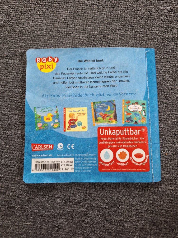 unkaputtbar Baby pixi Meine bunte Welt