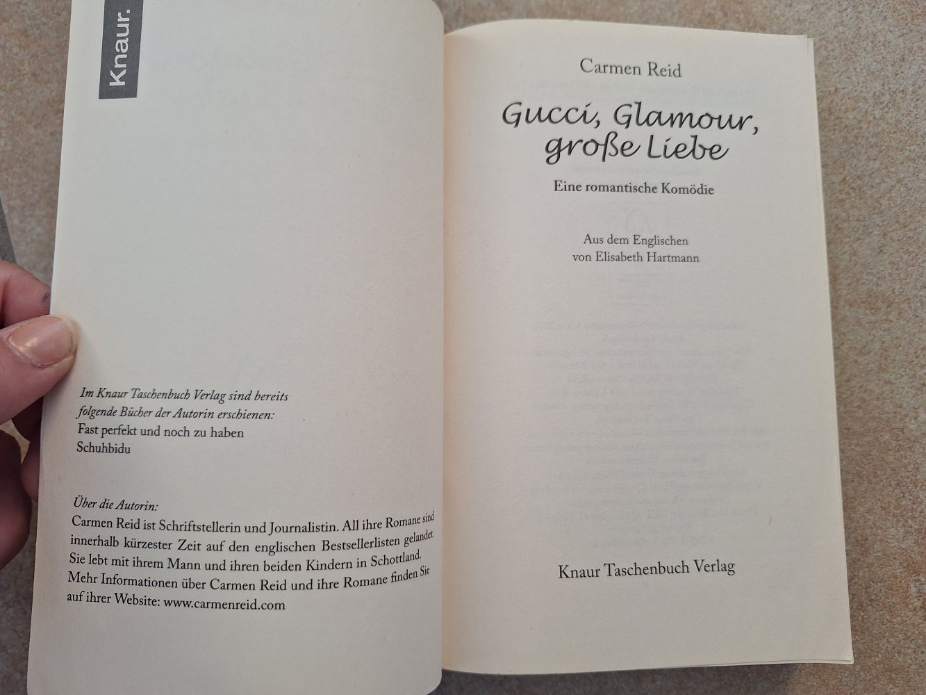 Roman Gucci, Glamour, große Liebe von Carmen Reid