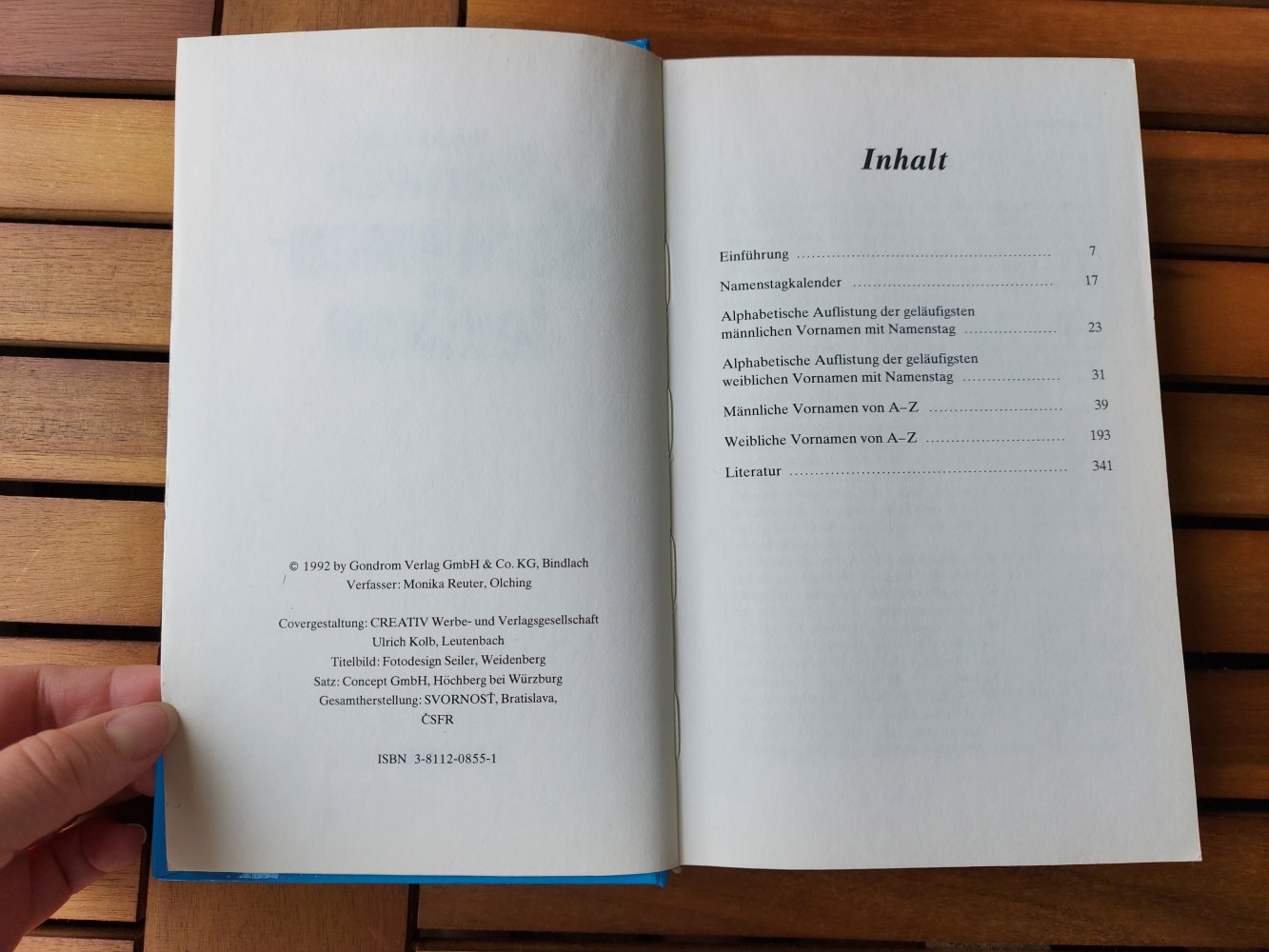 Namensbuch Das neue Vornamenslexikon von Monika Reuter