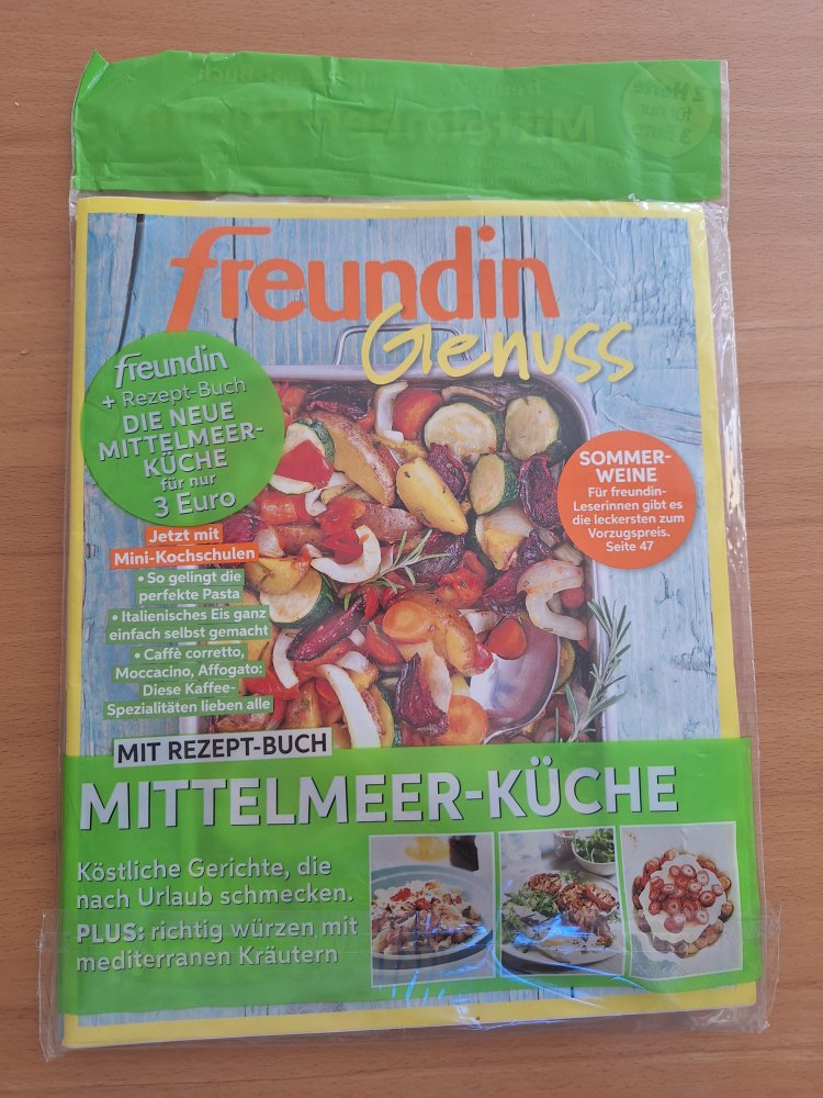 Zeitschrift freundin Nr. 14/2017 + freundin Genuss Mittelmeer Küche
