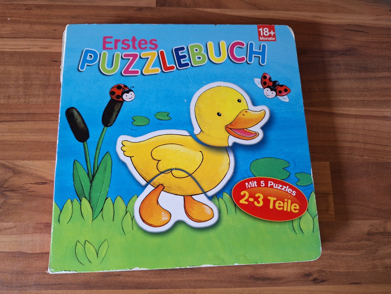 Erstes Puzzlebuch: 5 Puzzle mit je 2-3 Teilen