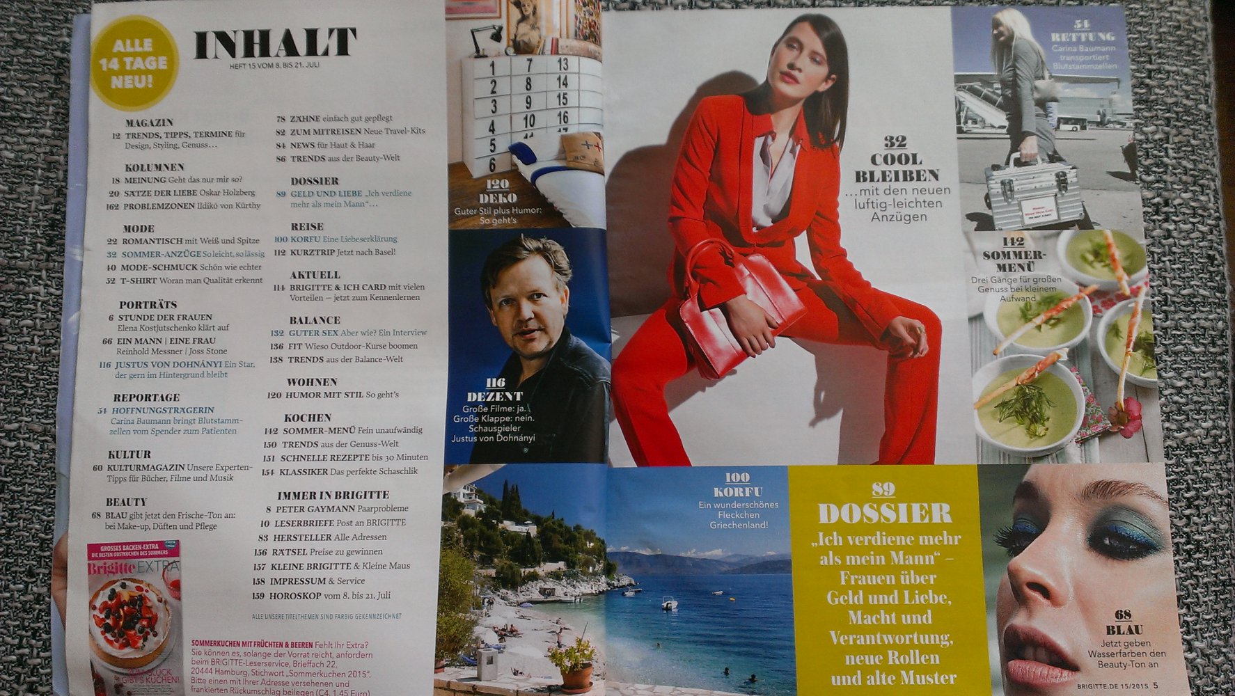 Brigitte Nr. 15, 8.7.2015