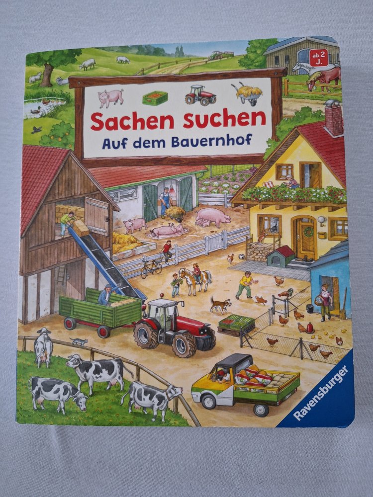 Papp-Wimmelbuch Sachen suchen Auf dem Bauernhof
