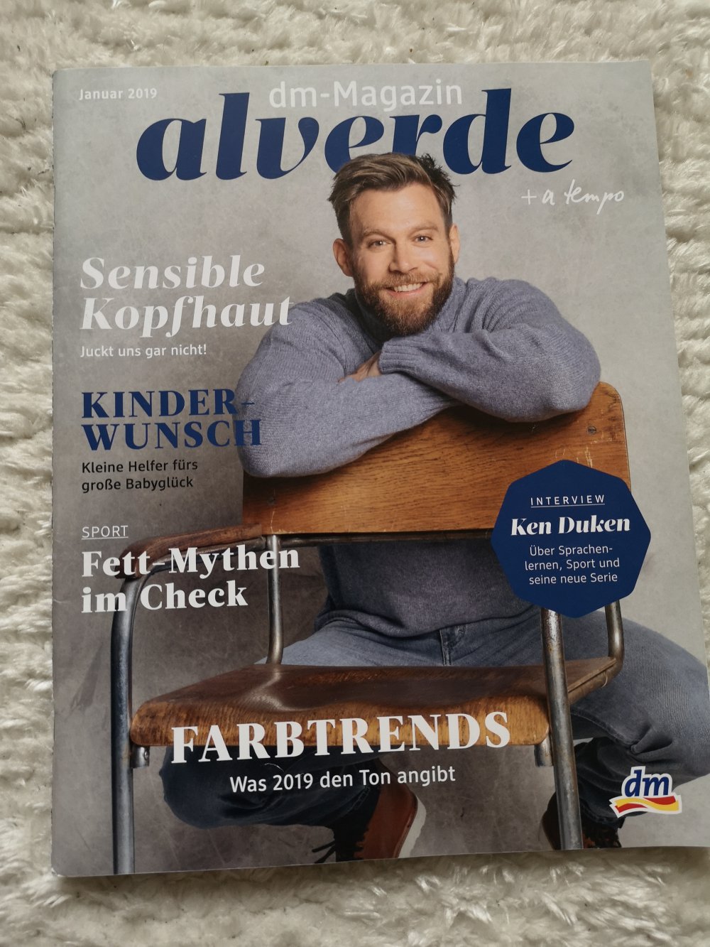 Zeitschrift alverde + a tempo vom Januar 2019