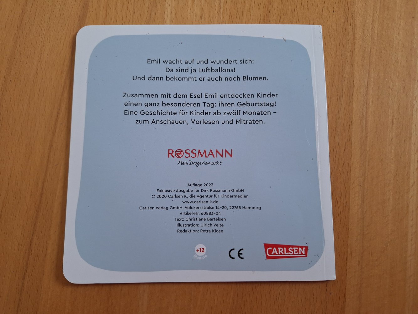 Geburtstagsheft Emil hat Geburtstag