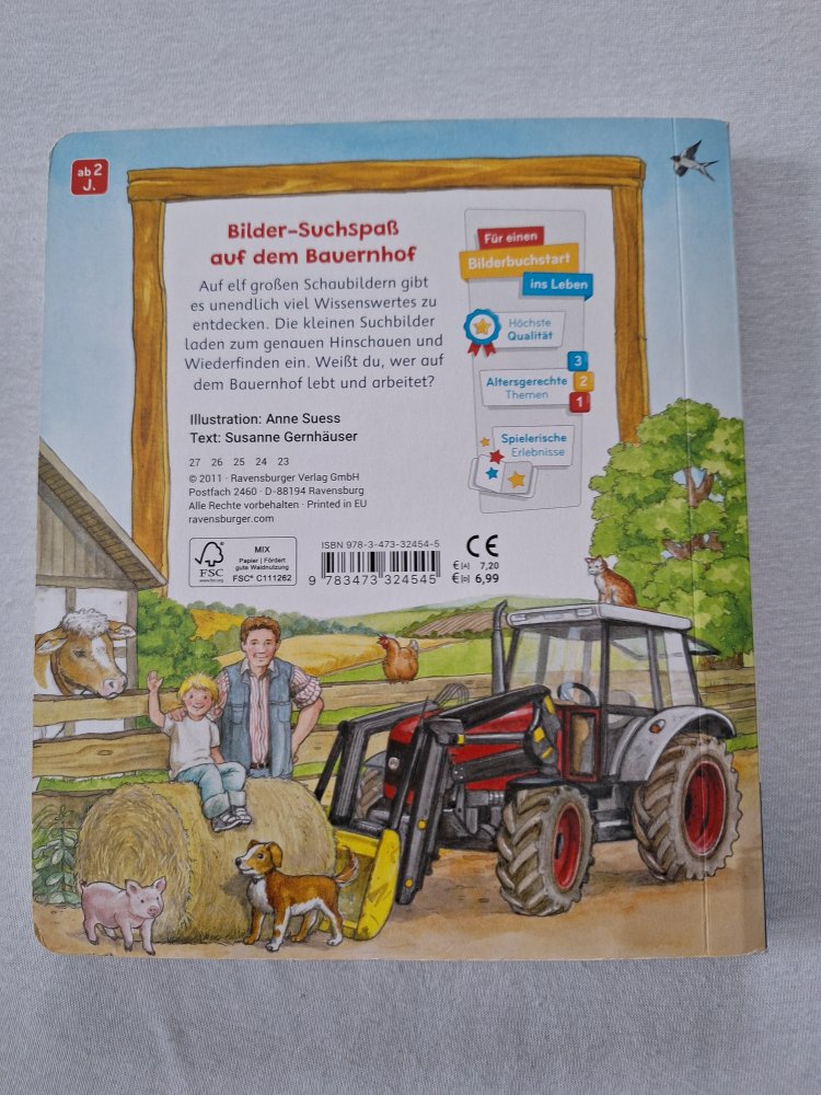 Papp-Wimmelbuch Sachen suchen Auf dem Bauernhof