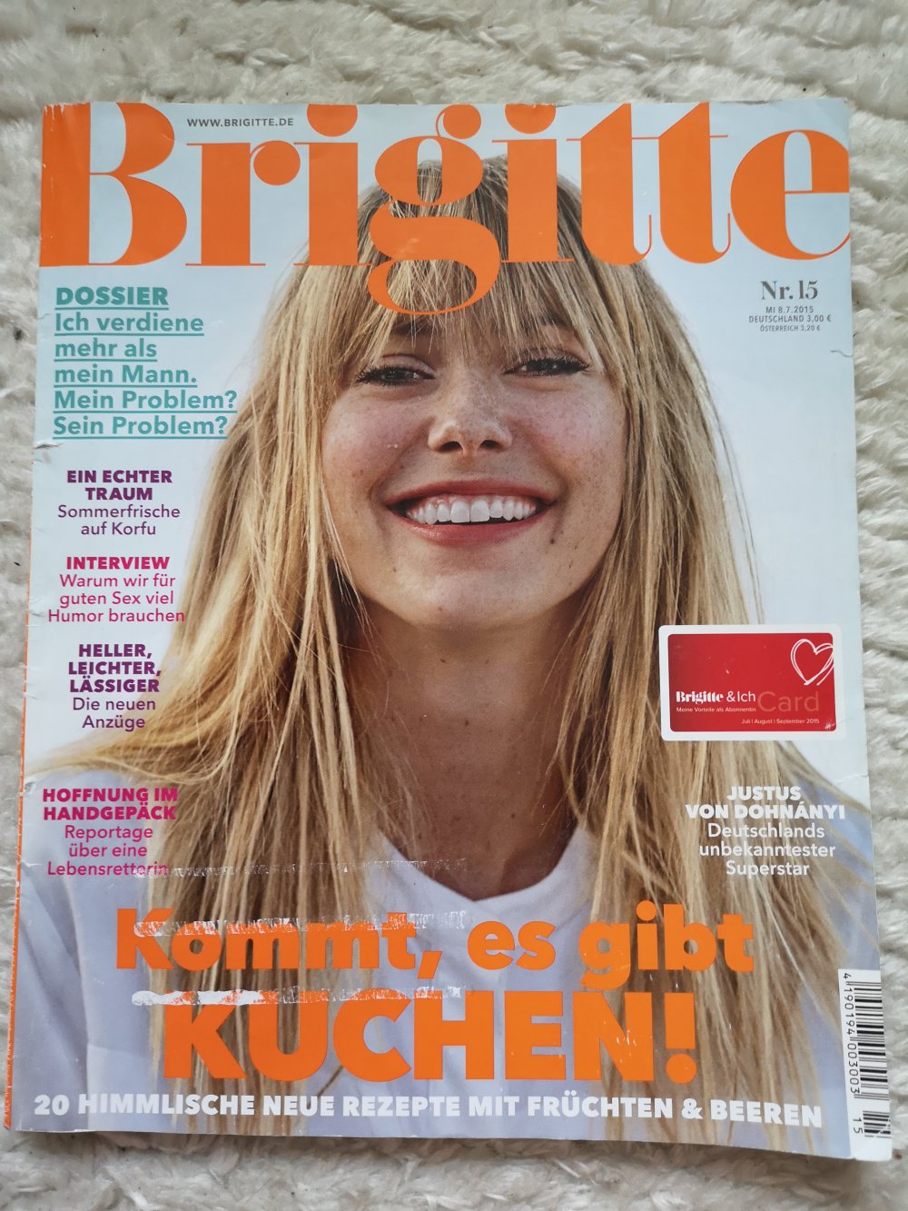 Brigitte Nr. 15, 8.7.2015