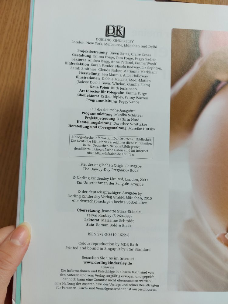 Ratgeber  Alles über meine Schwangerschaft - Tag für Tag von Dr. Maggie Blott