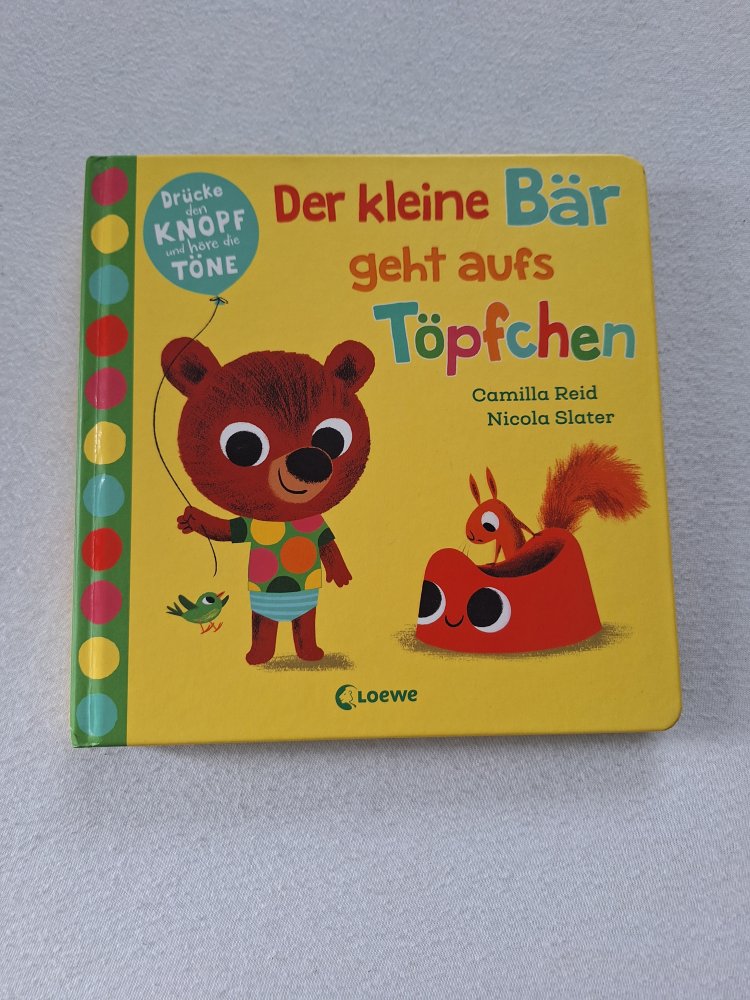 Buch mit Sound Der kleine Bär geht aufs Töpfchen Soundbuch