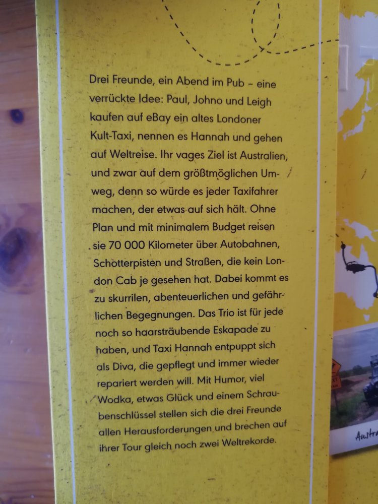 Drei Freunde, ein Taxi, kein Plan ... aber einmal um die Welt
