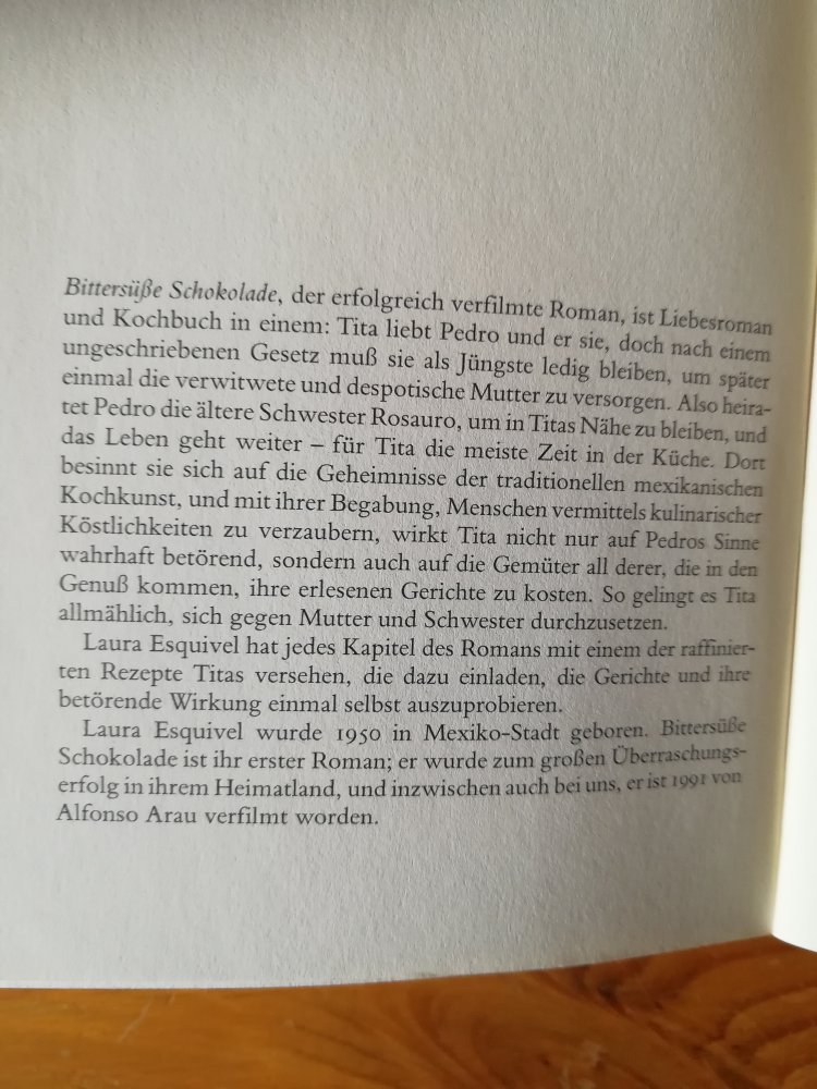  Bittersüße Schokolade