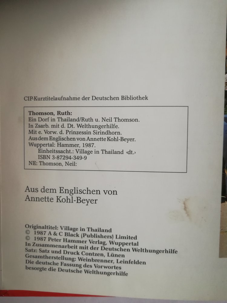 Ein Dorf in Thailand