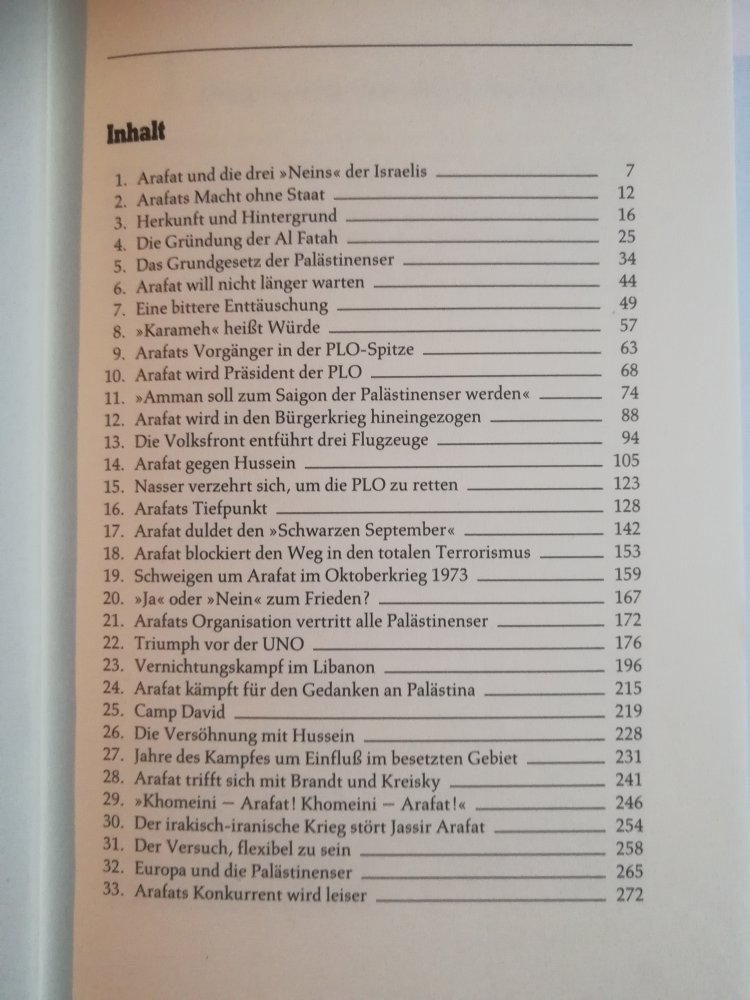 Arafat - Verhängnis oder Hoffnung?