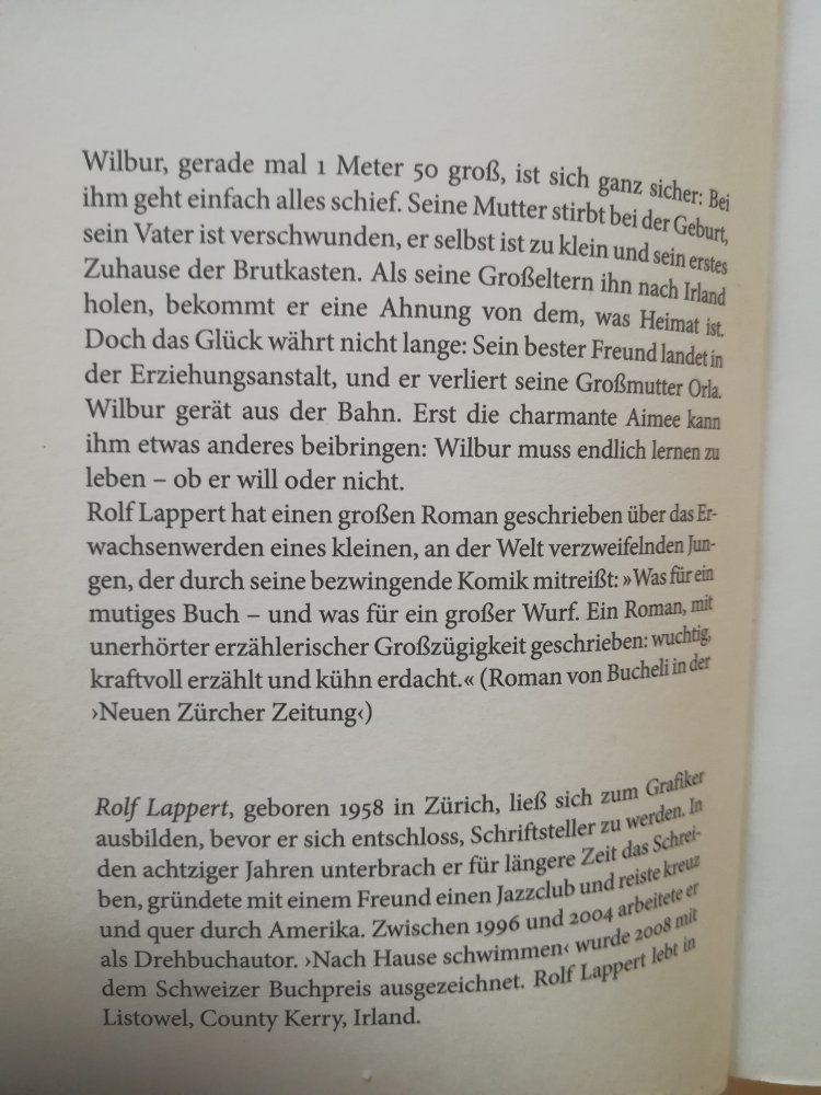 Nach Hause schwimmen