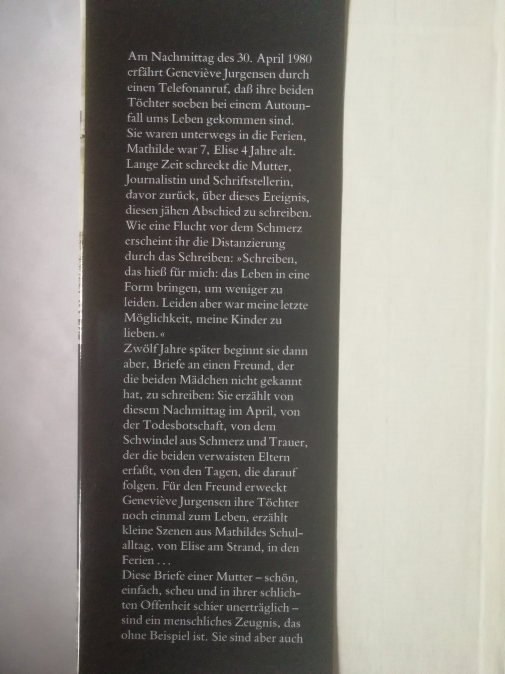 An einem Nachmittag im April