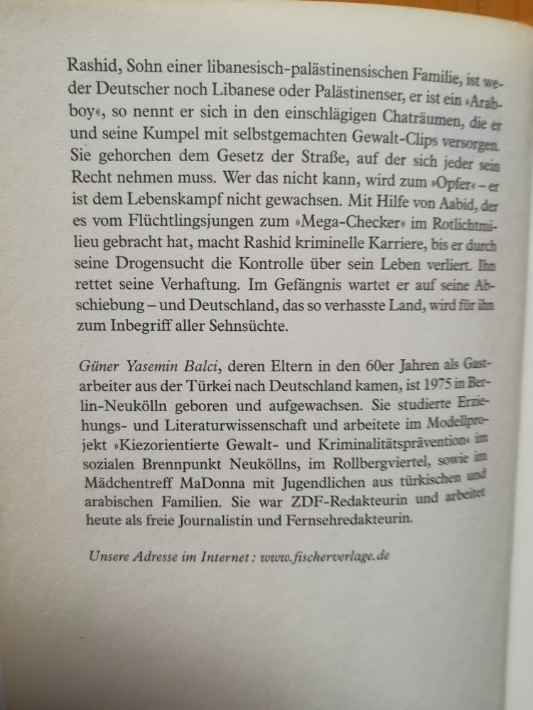 Arabboy – Eine Jugend in Deutschland oder Das kurze Leben des Rashid A.