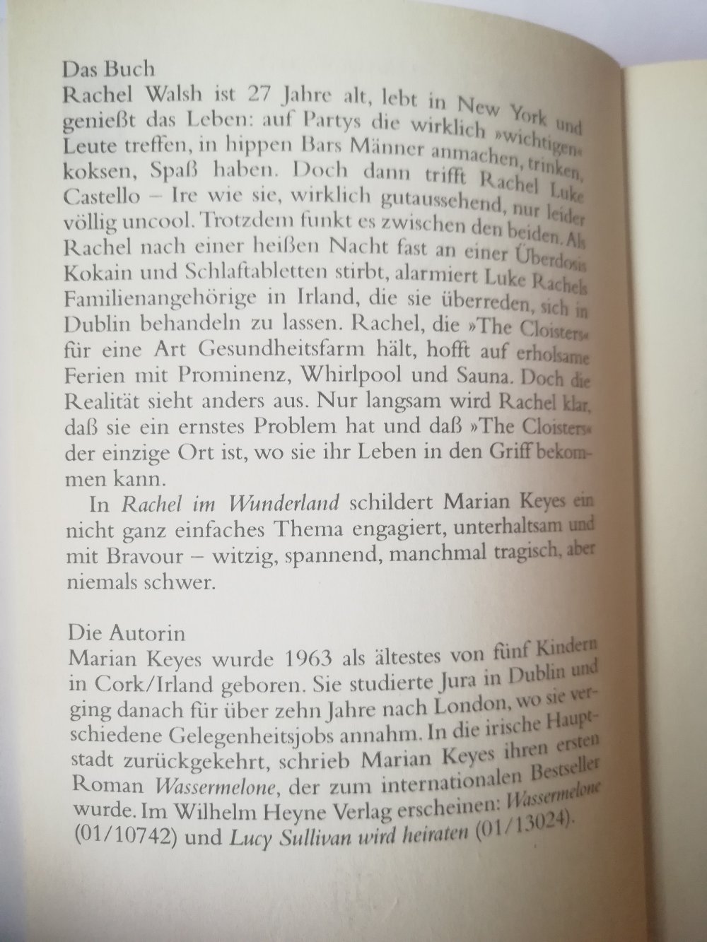 Rachel im Wunderland